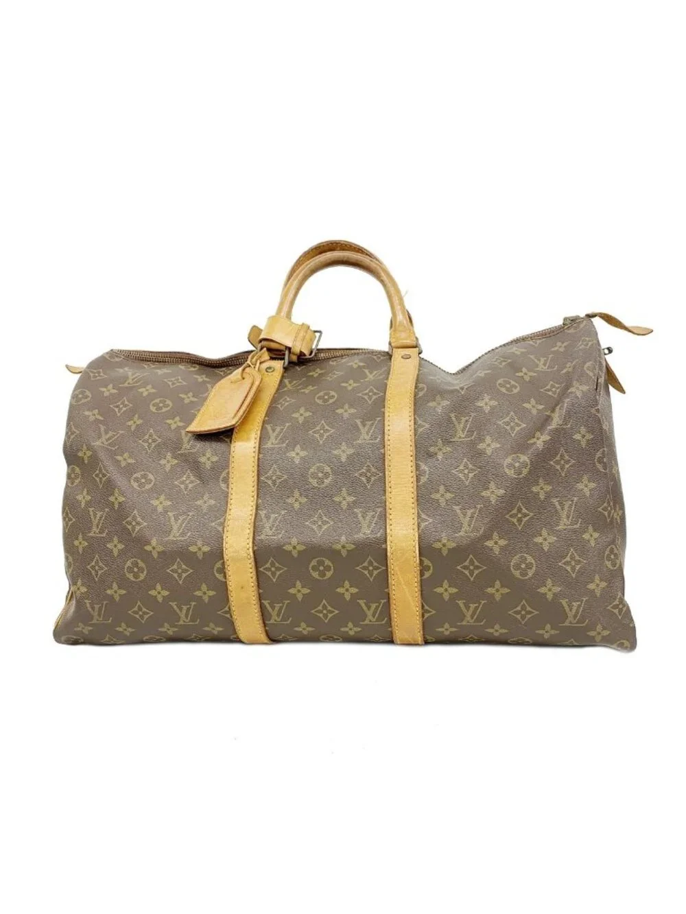 Louis Vuitton Boston Bag Monogram Keepall 50 Brown